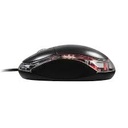 Xtech - XTM-206 - Mouse - USB - Wired - Black - Ambidextrous 3Button 1200 dpi
