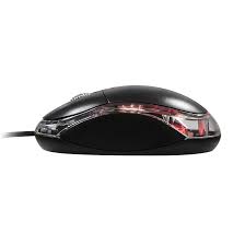 Xtech - XTM-218 - Mouse - USB - Wired - Black - 4 buttons with Light 2400 dpi