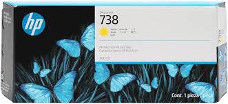 HP - 738 - Ink cartridge - Yellow - 300 ml
