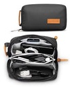 Xtech - Travel Tech organizer case - Durable polyester / 100% polyester - All black - Double-Compartment XTB-060