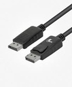Xtech - DisplayPort cable - DisplayPort male - 1.83 m - All black - XTC-379