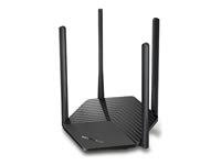 Mercusys MR60X V2 - Enrutador inalámbrico conmutador de 2 puertos - 1GbE - Wi-Fi 6 - Doble banda
