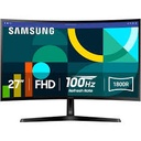 MONITOR SAMSUNG 27″ (S27D366GAN) CURVO FHD 100HZ VGA/HDMI NEGRO