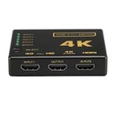 Xtech - 5-port to 1 HDMI switch - 4KUHD w remote control XHA-430