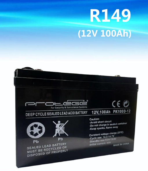 R149 - Batería de ciclo profundo de 12 V y 100 Ah