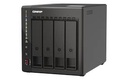 QNAP TS-453E - Servidor NAS - 4 compartimentos - SATA 6Gb/s - RAID 0, 1, 5, 6, 10, JBOD - RAM 8 GB - 2.5 Gigabit Ethernet - iSCSI soporta