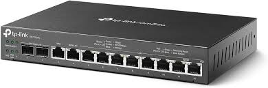 TP-LINK ER7212PC V1 - Router conmutador de 8 puertos - 1GbE - Puertos WAN: 4 - montaje en pared