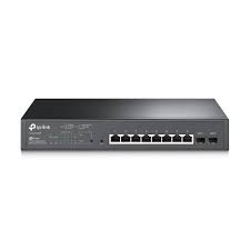 TP-Link JetStream TL-SG2210MP - Conmutador - inteligente - 8 x 10/100/1000 (PoE+) + 2 x SFP - montaje en rack - PoE+ (150 W)
