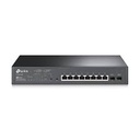 TP-Link JetStream TL-SG2210MP - Conmutador - inteligente - 8 x 10/100/1000 (PoE+) + 2 x SFP - montaje en rack - PoE+ (150 W)