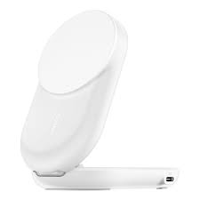 Belkin - Qi2 25W 2 in 1 Compact - Lithium - Para Universal - Compact White