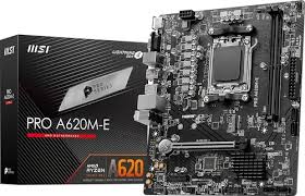 911-7E28-001-TARJETA MADRE MSI PRO A620M-E AM5 MICRO-ATX DDR5 911-7E28-001 AMD NEGRO