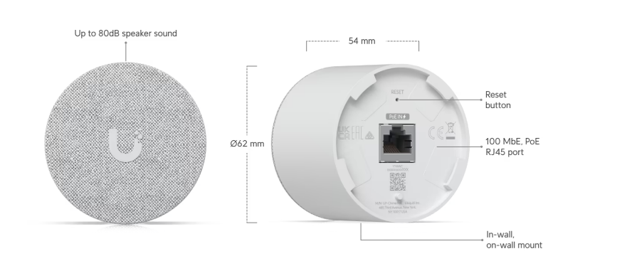 Ubiquiti - Smart Chime - UACC-Chime-PoE