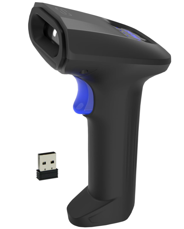 POS-SC415BT - 3nStar Escáner de código de barras portátil BT/Radio 2D inalámbrico de 2.4 GHz con receptor USB