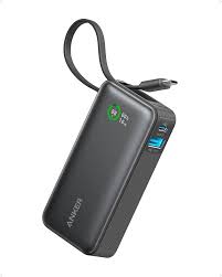 Anker - powerbank - Lithium - Para -- - 10k 30w cable C Negro