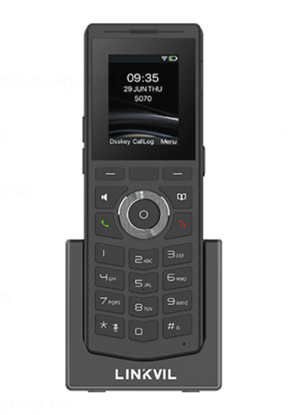 W610W - FANVIL Teléfono Wi-Fi portátil W610W - Soporta bluetooth 5,0 y headset por WIFI.