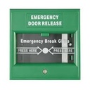 Hikvision DS-K7PEB - Caja de apertura de puerta de emergencia - verde