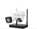 KIT CCTV WIFI Bullet +Turret PT Interior 2MP mic/speak Incluye NVS  4CH/MicroSD Max 512GB