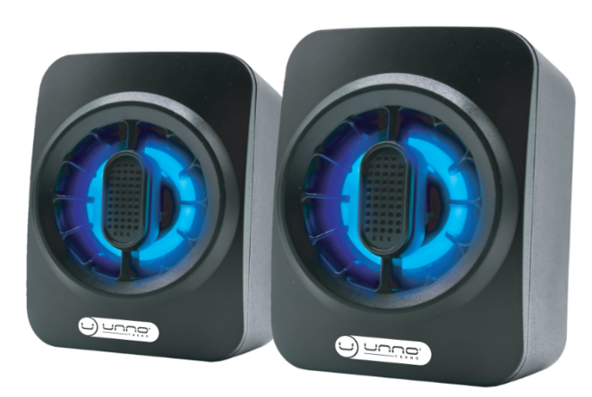 UNNO ALTAVOCES ESTÉREO DE SOBREMESA TECHNO USB SP9025BK - JACK3.5MM 6W
