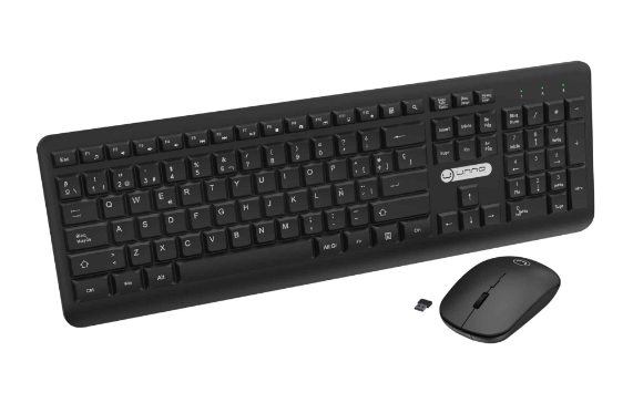 KB6742BK- UNNO KLASS WIRELESS KEYBOARD & MOUSE COMBO | ESPAÑOL KB6742BK