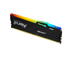Kingston FURY Beast RGB - DDR5 - módulo - 16 GB - DIMM de 288 contactos - 5600 MT/s / PC5-44800 - CL40 - 1.25 V - sin búfer - on-die ECC