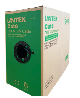 LTK-C6XGELFTP - Cable UTP CAT6 Interperie GEL Blindado CMX-F Larga Distancia Climas Extremos Drain Wire