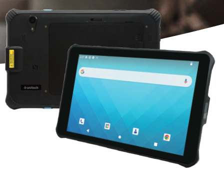 RT112 - Tableta robusta Android Unitech RT112 de 10,1 pulgadas, Android 13 , 5G & Wi-Fi 6E􀁸Longevity QCM5430 Processor | IP67 & 1.5M Drop