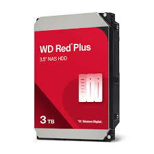 Western Digital WD Red Plus - Hard drive - Internal hard drive - 4 TB - 3.5" - 5400 rpm