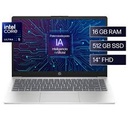 HP - Notebook - 14" - Intel Core Ultra 5 225U / 4.8 GHz - DDR5 SDRAM - 16 GB - 512 GB SSD - Integrated graphics - Windows 11 Pro - 1-year warranty