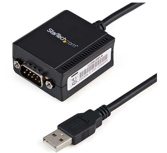 ICUSB2321F - StarTech - Cable adaptador FTDI USB a Serial RS232 de 5.9 ft con retención COM, adaptador USB a RS232 - TAA