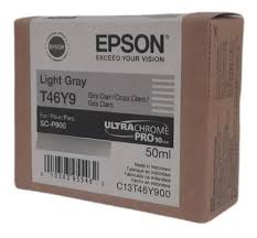 Epson T46Y - 50 ml - gris claro - original - cartucho de tinta - para SureColor P900