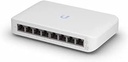 Ubiquiti UniFi Switch Lite USW-Lite-8-POE - Conmutador - Gestionado - 8 x 10/100/1000 (4 PoE+) - sobremesa, montaje en pared - PoE+ (52 W)