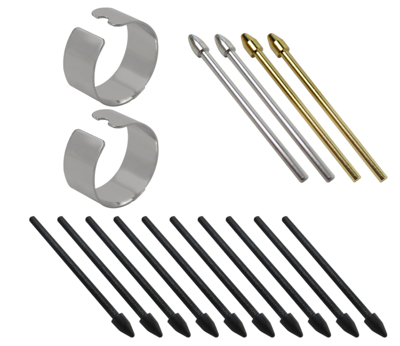 Puntas de bolígrafo de metal y plástico, para Samsung Galaxy Tab S10+/S10 Ultra/S9/S9FE+/S9 Ultra/S8/S8+/S8+/S8 Ultra/S7/S7 FE/S6/S6 Lite/S22/S23/S24 Ultra S Pen