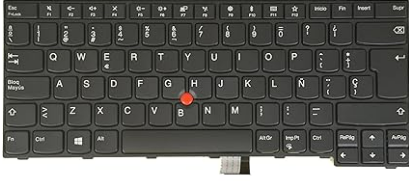 SP Spanish Layout - Teclado para portátil Lenovo Thinkpad E470 E470c E475 20H4 20H1 20H2 01AX050 01AX090 01AX010, negro