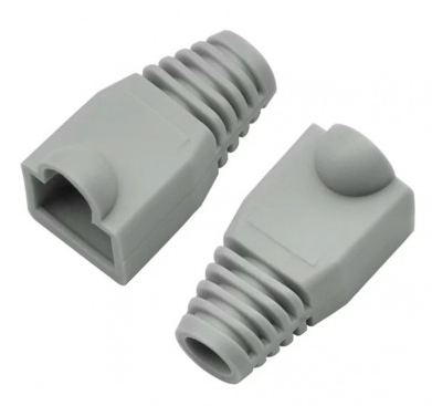 BOT-050-GY - BOTAS PARA PATCH CORD RJ-45 GRIS PAQUETE DE 50 UNIDADES TEKLINK BOT-050-GY