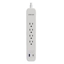 Forza - Surge protector - AC 110/220 V - 4 Tomas de Corriente - USB A+C