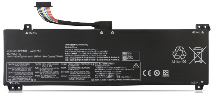 L23B4PK4 - Batería de repuesto para laptop Lenovo LOQ 15AHP9 15ARP9