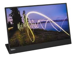 Lenovo ThinkVision M15 - Monitor LED - 15" (15.6" visible) - portátil - 1920 x 1080 Full HD (1080p) @ 60 Hz - IPS - 250 cd/m² - 1000:1 - 6 ms - 2xUSB-C - negro azabache - para ThinkCentre M70q Gen 3 11TY