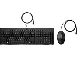 HP - Keyboard and mouse set - Spanish - Wired