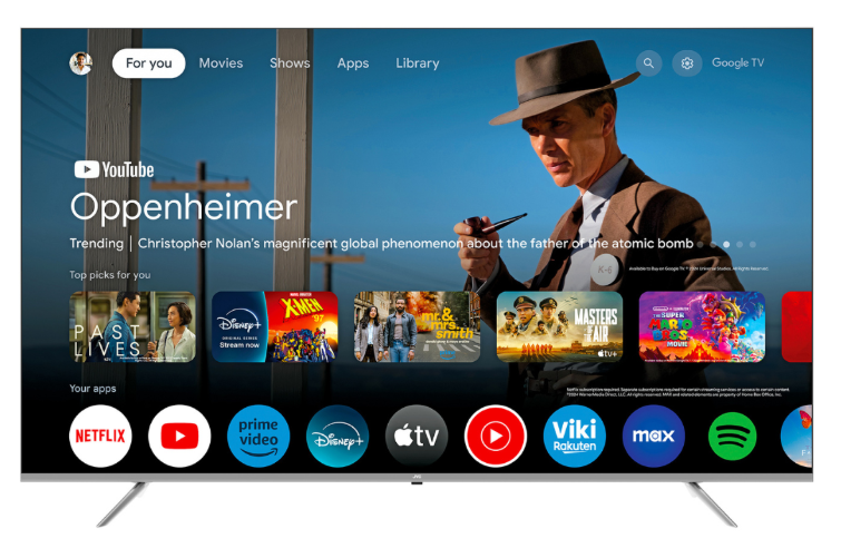 LT-86KB738 - JVC televisor ISDBT 86" QLED 4K Frameless con google TV OS