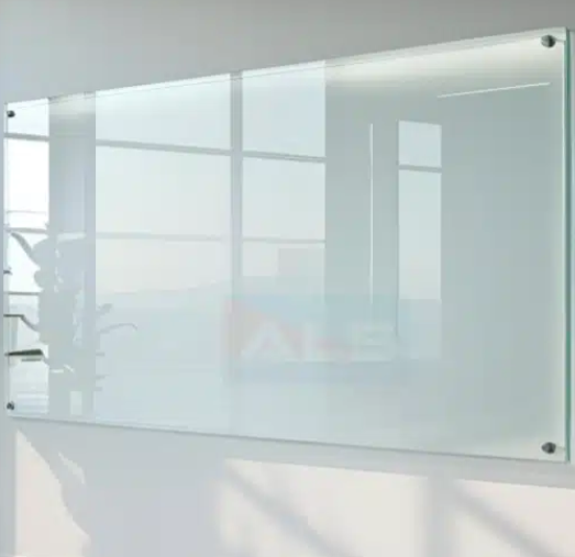 Pizarra Temperada en Vidrio Blanco 1.50mts x 100cms
