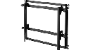 Hikvision DS-DN4655W/U - Kit de montaje (abrazadera) - para pantalla plana - acero laminado en frío - negro - interfaz de montaje: 600 x 400 mm - se puede instalar en la pared