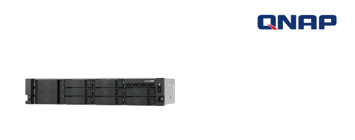 TS-855eU-8G-US-/NAS de montaje en rack de poca profundidad y 2U con una potencia de cálculo de 8 núcleos para una virtualización optimizada