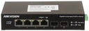 Hikvision - Switch - DS-3T0506HP-E/HS Switch 4 Por