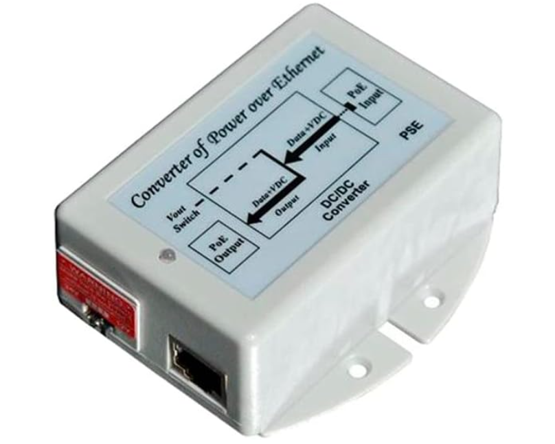 TP-POE-2456GD - Tycon Power Systems TP-POE-2456GD 24V PoE pasivo, 56V, 35W, 802.3at, convertidor de salida PoE compatible con Gigabit
