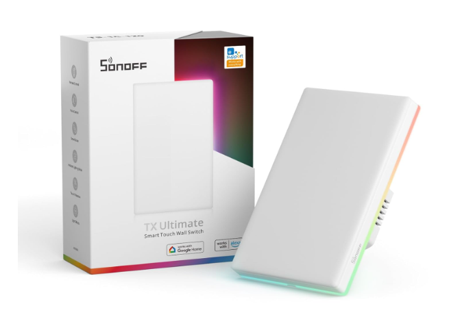 Sonoff T5-1C-120 Interruptor de pared Smart Touch WIFI - 1 banda - 1 vía
