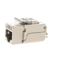 Nexxt Solutions Infrastructure - Keystone Jack - Cat6A - Packaged Quantity: 1 - Blanco sin herramienta
