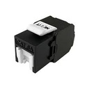 Nexxt Solutions Infrastructure - Keystone Jack - Cat6A - Packaged Quantity: 1 - Negro sin herramienta