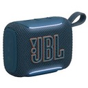 JBL Go 5 BT - Speaker - Blue - Bluetooth - Gran sonido en la palma de tu mano - Iluminación ambiental que mejora el estado de ánimo - Hasta 10 horas con Playtime Boost - A prueba de todo (polvo, agua y caídas) - Emparejamiento estéreo instantáneo AirTouch - Conéctate y disfruta con Auracast - Sonido puro con reproducción sin pérdidas - Hecho de plástico reciclado, sin PVC, además del embalaje de papel con certificación FSC