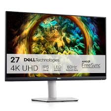 Dell - LED-backlit LCD monitor - 27" - 3840 x 2160 - HDMI - 4K UHD VESA USB HDMI DP