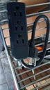 Copkim 3 Outlet power St 1ft Black